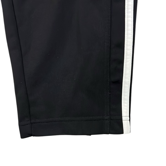Adidas Trico Track Pants Black Ankle Zip Trefoil Stripe Drawstring CE9963 Medium - Picture 10 of 13